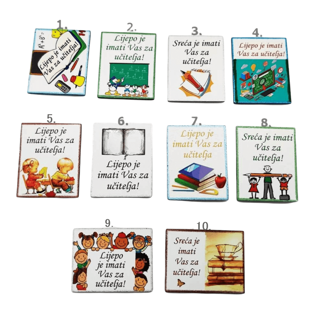 Sreća je imati Vas za učitelja  Š12452 Magnet