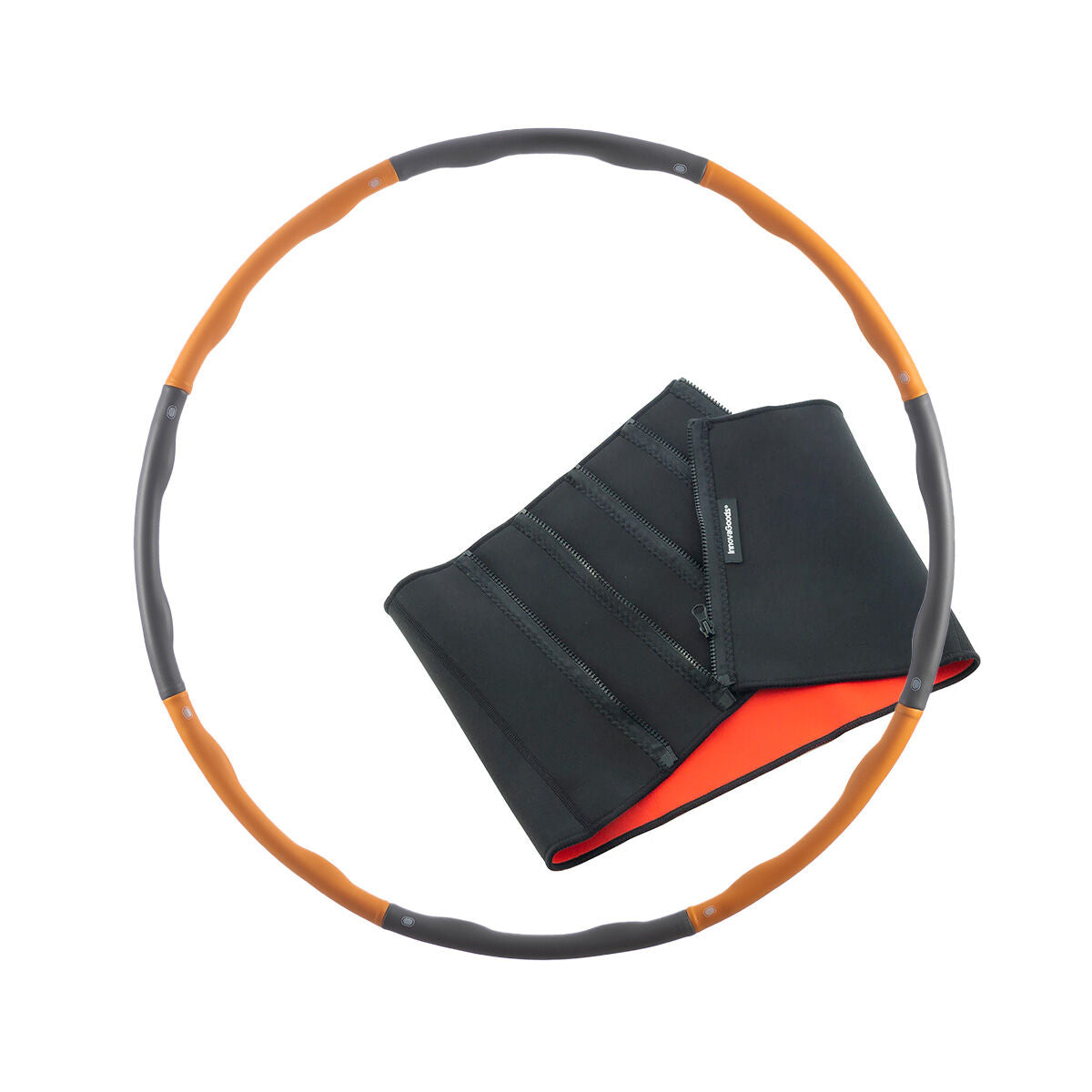 Pack Odvojivi obruč za fitness obložen pjenom i Sportski pojas za mršavljenje s efektom saune InnovaGoods
