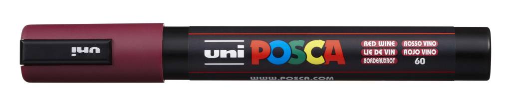 Marker Uni pc-5m Posca crveni_boja vina