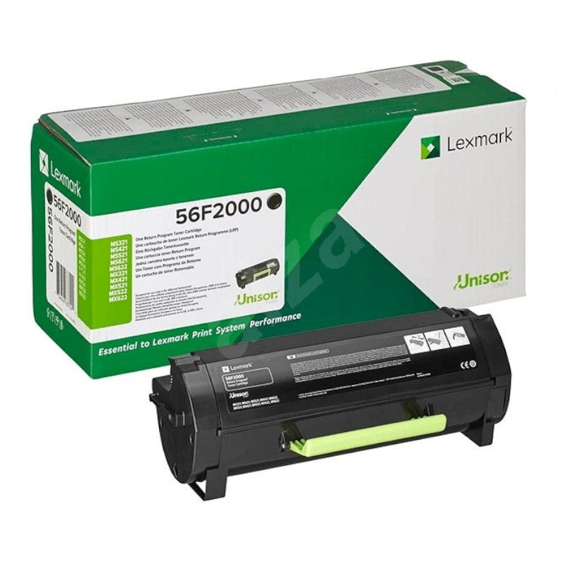 Toner Lexmark 56F2000 črna 6k