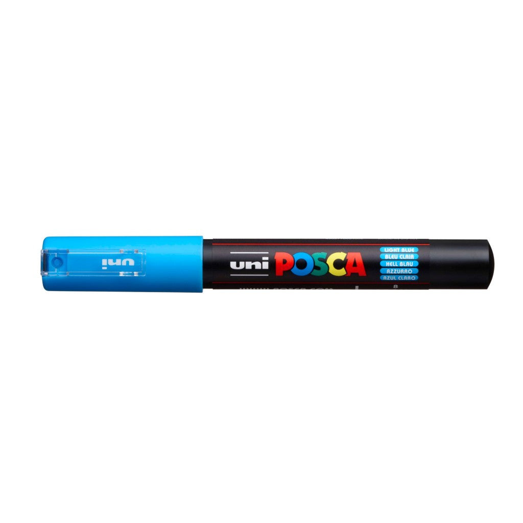 Marker Uni pc-1m Posca svetlo modra