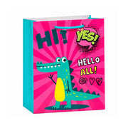 Vrećica Dino Cartoon 30 × 42 cm – 4 modela Roza