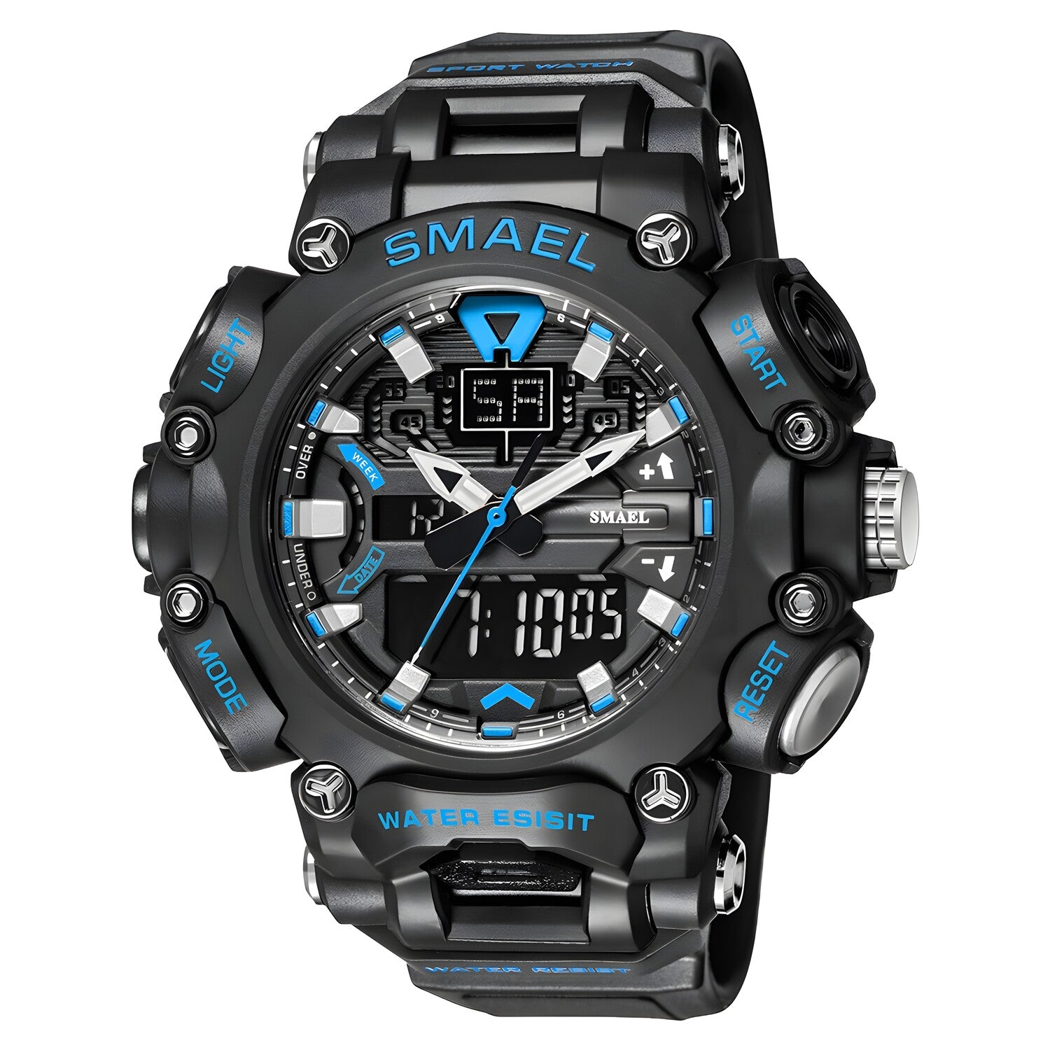 Sat SMAEL ZA-14074 - Crna / Plava KP14074